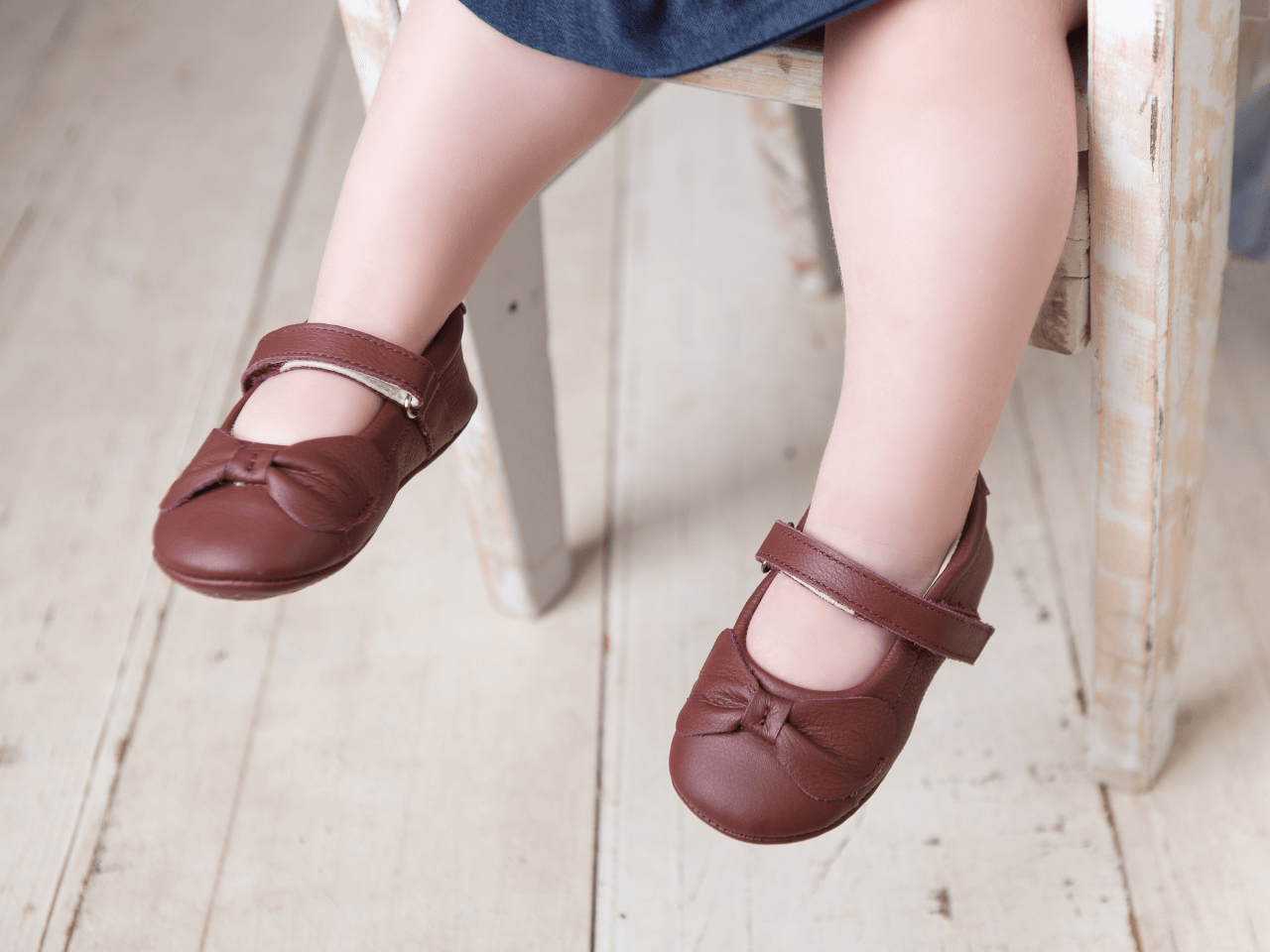 Sapatilha Bebê Cecília Bordô - Lupe Lupe Shoes