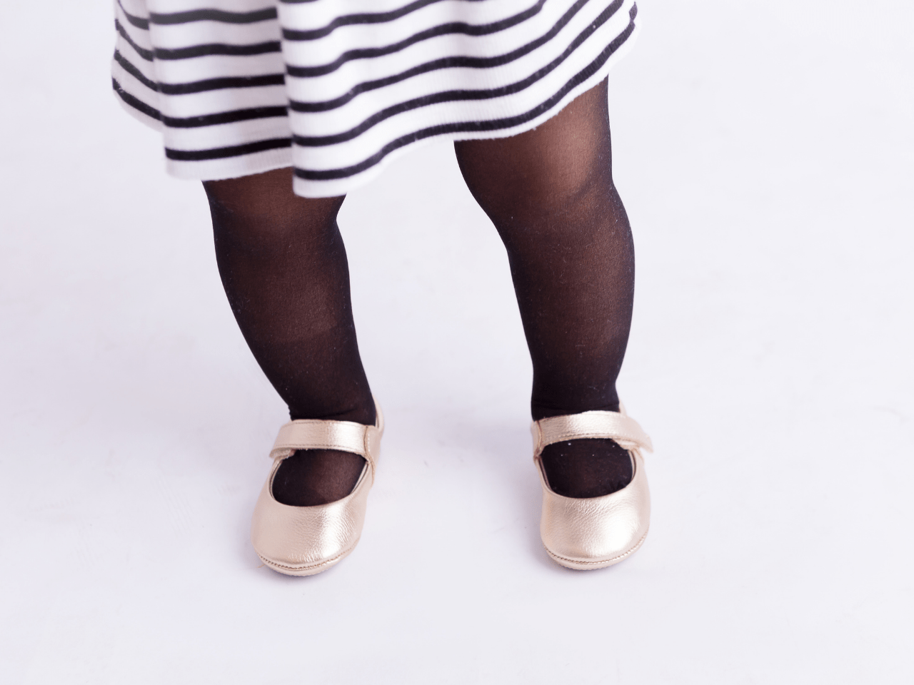 Sapatilha Bebê Luiza Dourada - Lupe Lupe Shoes