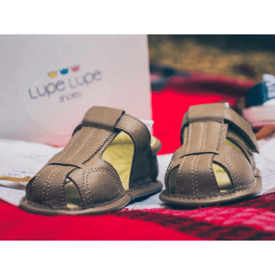 Sandália Bebê Lucas Avelã - Lupe Lupe Shoes
