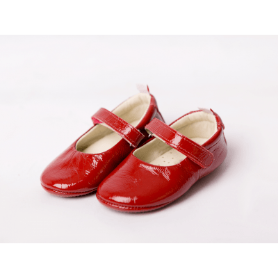 Sapatilha Bebê Júlia Vermelho Verniz- Lupe Lupe Shoes